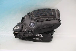 Worth 13" Baseball / Softball Glove Unisex RH Throw J13 Titan Black - See Decrip - Picture 1 of 7