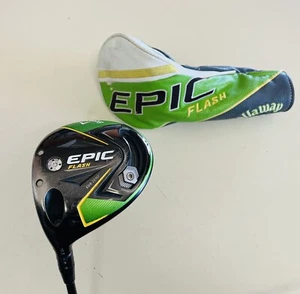LH Callaway Epic Flash Driver 10.5* Tensei Regular Flex 65g Graphite Shaft W/HC - Picture 1 of 10