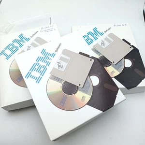 Ensemble de manuels et disquettes IBM PC DOS 6.3 6.2 - voir photos - Afbeelding 1 van 8
