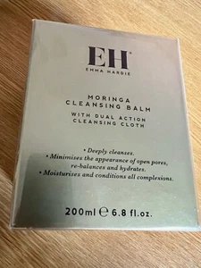 EMMA HARDIE JUMBO 200ml LUXURY MORINGA CLEANSING BALM CLEANSING CLOTH SEALED BOX - Picture 1 of 9
