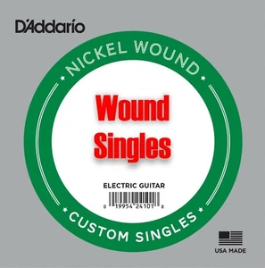 D'Addario Single Nickel Wound Slinky Electric Guitar Strings 17w - 80w Singles - Picture 1 of 49