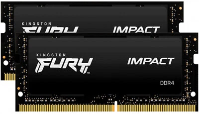 64GB Kit (2x32G) DDR4 3200 Kingston FURY Impact  Laptop SODIMM KF432S20IBK2/64   - Image 1 of 4