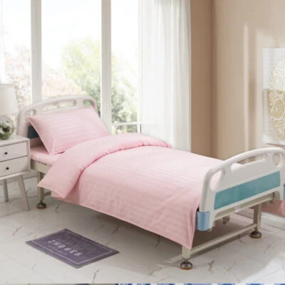 3pcs Beauty Salon Dormitory Beadhouse Hospital Bed Sheet Bedspread Pillow Case — 第 1/4 张图片