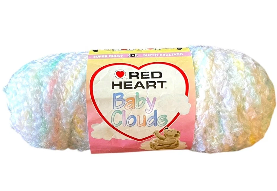 1 Skein Red Heart Baby Clouds Yarn 073650909764 Pastels Bulky