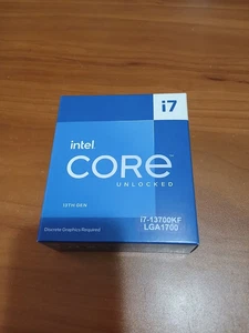 NEW SEALED  Intel Core i7-13700KF Processor 5.4 GHz, 16 Cores, LGA 1700 CPU - Picture 1 of 3