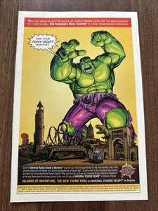 2000 Islands Of Adventure Theme Park Print Ad Incredible Hulk Universal Studios - Picture 1 of 2