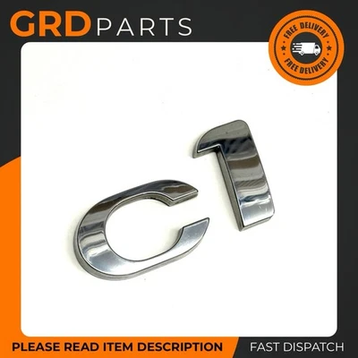 Genuine Citroen C1 MK1 2011-2014 Boot Lid Tailgate Emblem Rear Badge Logo USED - Image 1 of 3