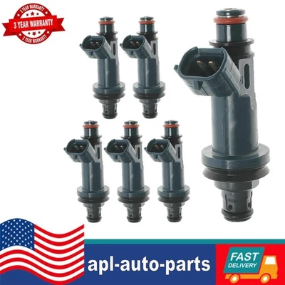 6Pcs Fuel Injectors 232090A010 For Lexus ES300 2000 2001 RX300 3.0L V6 2000-2003 - Imagem 1 de 4