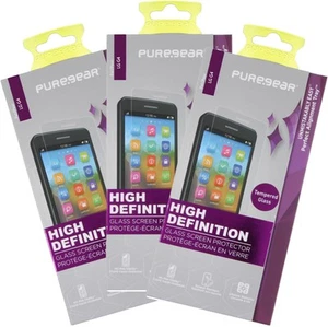 3x Puregear Puretek Protège Protection Écran en Verre Trempé Avec Installer Bac - Photo 1 sur 6
