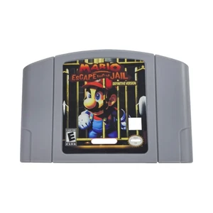 🔓 Super Mario 64: Escape From Jail – N64 Game Cartridge - Picture 1 of 5