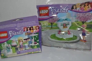 LEGO Friends Lot 30204 Wish Fountain 3930 Stephanie's Outdoor Bakery DAMAGED BOX - Picture 1 of 10