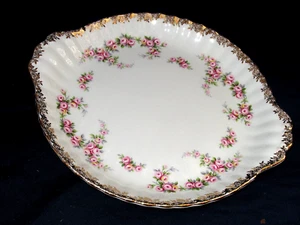 Vintage Royal Albert DIMITY Rose Round Eared Serving Platter Plate As New - Picture 1 of 16
