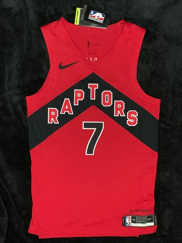 BNWT Nike Toronto Raptors Kyle Lowry Authentic Icon Jersey 40 Small S! Gold Tab! Cover