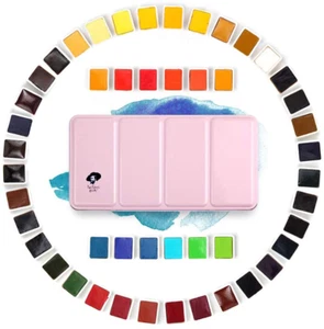 Paul Rubens Aquarellfarben, 48 Farben Aquarell Set Künstlerqualität feste Kuchen - Bild 1 von 9