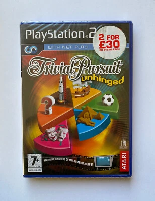 TRIVIAL PURSUIT UNHINGED - PlayStation 2 PS2 NEW SEALED - FAST AND FREE SHIPPING - Image 1 of 2