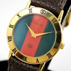 Gucci 3000j Shelly Line Women's Gold Vintage Swiss Made Watch Quartz F32