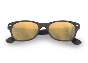REDUX Active Model 134 Matte Brown Polarized Mirrored Sunglasses - Picture 1 of 9
