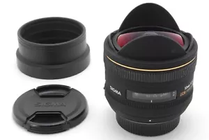 MINT Sigma 10mm f/2.8 EX DC Fisheye HSM for Nikon, Hood, Front Cap, Rear Cap - Picture 1 of 8