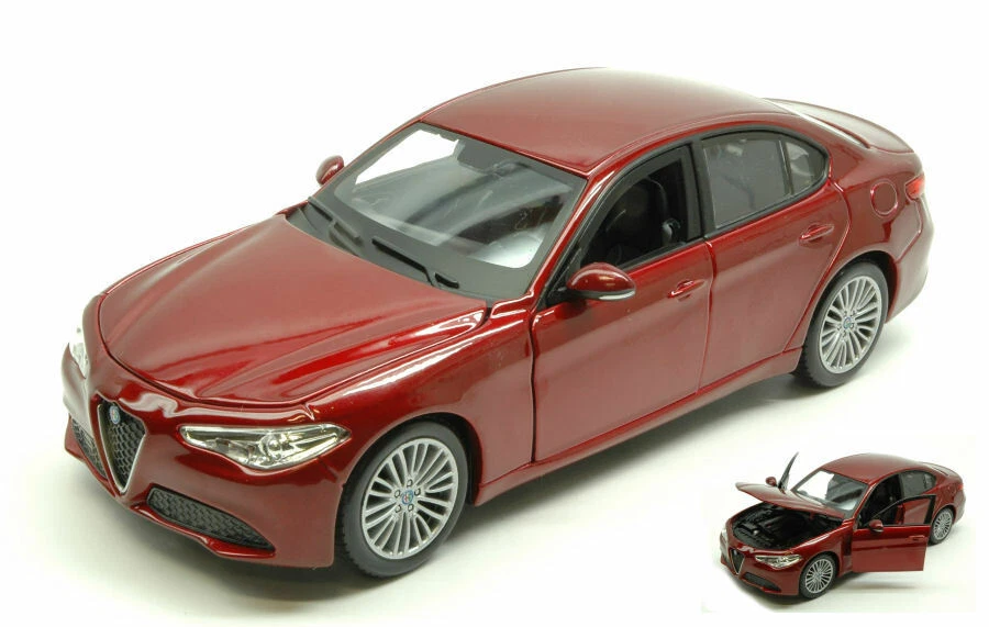 Alfa Romeo Giulia 2016 Red 1:24 Model 21080R BBURAGO - Immagine 1 di 1