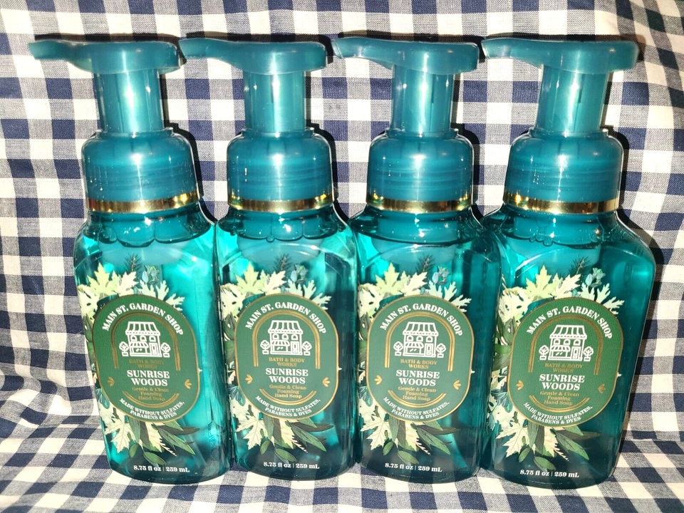 ALL NEW 4-Pack SUNRISE WOODS Foaming Hand Soap 8.75 oz Bath & Body Works - Image 1 of 1