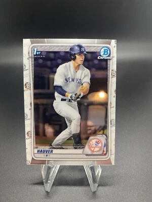 2020 Bowman Draft Chrome #BD-113 Trevor Hauver  New York Yankees - Image 1 of 2