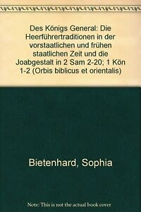 Bietenhard S.K. Des Königs General (Hardback) Orbis Biblicus et Orientalis