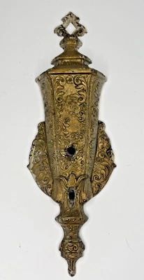 Antique Cast Metal Cephas B Rogers Wall Sconce Backplate PAT APPL FOR 14" long - Image 1 of 4