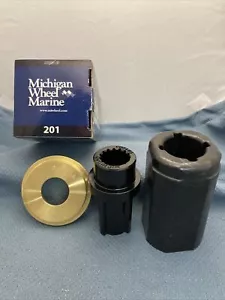 NEW MICHIGAN WHEEL XHS 201 PROPELLER HUB KIT EVINRUDE/JOHNSON/OMC, 84-90 - Picture 1 of 3
