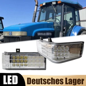 LED Haube Licht Scheinwerfer Hi/Lo Strahl Für Ford New Holland 86514348 86514349 - Zdjęcie 1 z 5