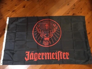 jagermeister bar flag poster man cave flag banner garage sign wall hanging bar - Bild 1 von 6