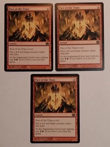 3x Pact of the Titan Future Sight Red MAGIC THE GATHERING 103/180 - Picture 1 of 2
