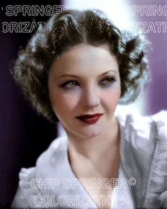 SYLVIA SIDNEY Small Polka Dot Dress | Sexy 8X10 COLOR PHOTO BY CHIP SPRINGER - Picture 1 of 1