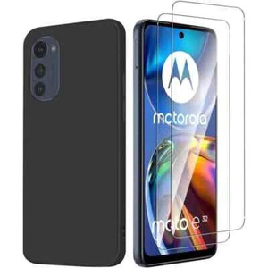 Hülle Case + Hartglas für Motorola Moto E13 E20 E20S E22 E30 E32 E40