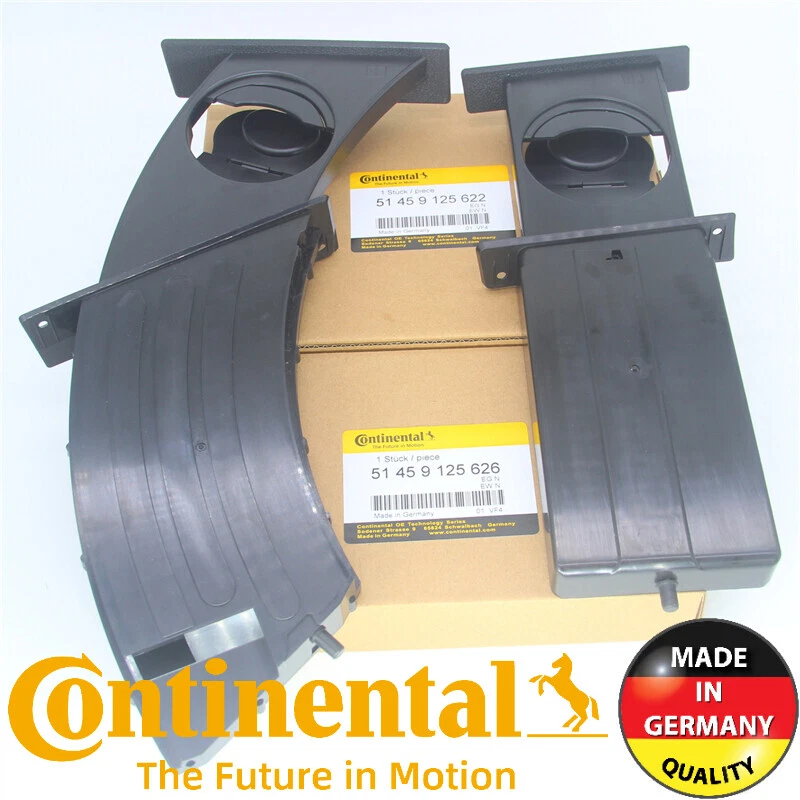 Nuevo par de portavasos delantero negro para BMW 525i 528i 530i 535i 545i 550i Foto 1 de 4