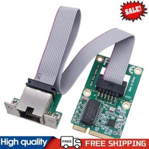 Gigabit Ethernet NIC Adapter RTL8111H Mini PCIe Network Adapter for Desktop PC ~ - Picture 1 of 11
