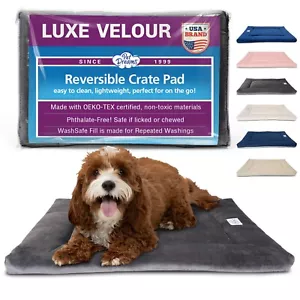 Pet Dreams Dog Crate Pad - Washable Kennel Mat, Crate Pads for Dog Cages - Picture 1 of 13