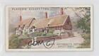 1917 Player's Shakespearean Series Tobacco Anne Hathaway's Cottage Shottery 1m8