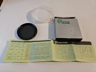 MORRIS 62mm circular polarizer Filter With Insructions Case And Box - Image 1 of 4
