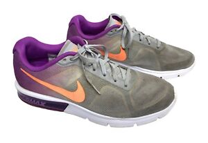 Nike Women's Air Max Sequent Wolf 11 Purple/Grey/Hyper Orange 