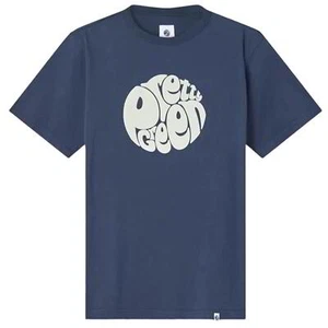 Pretty Green Gillespie Logo T-shirt Navy - Picture 1 of 6