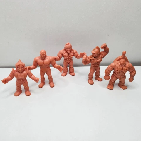 Vintage Lot of 5 M.U.S.C.L.E. Muscle Men Miniature Figures Kinnikuman Flesh Cover
