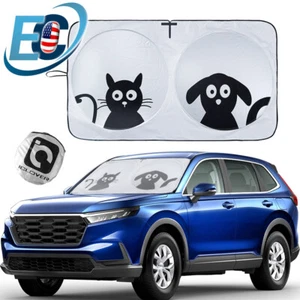 64 x 33,5" Plegable Parabrisas Coche Parasol Ventana Delantera UV Visera Bloque Cubierta - Imagen 1 de 8