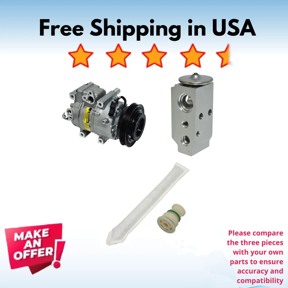 套件压缩机空调适合现代伊兰特2007-2009 — 第 1/4 张图片