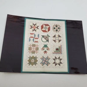 Heart Strings Cross Stitch Pattern homespun memories Pat Thode Quilt Look - Picture 1 of 3