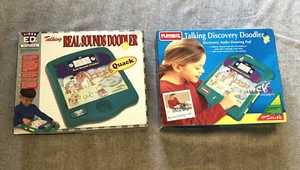 2 x Vintage Talking Real Sound Doodler Playskool and Tiger ED - Spares/Repairs - Picture 1 of 24