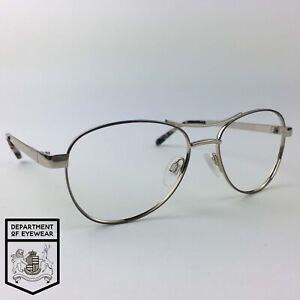 SPECSAVERS eyeglasses SILVER ROUND PILOT glasses frame MOD: SCHIFFER 30516069