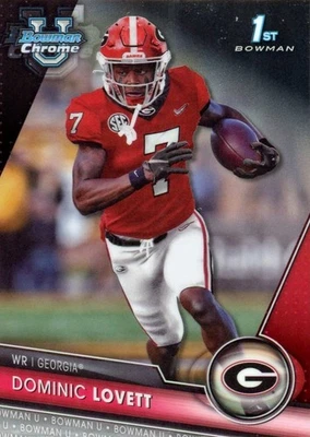 2023 Bowman Chrome University #64 Dominic Lovett - Image 1 of 4