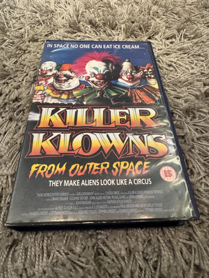 Killer Klowns from Outer Space VHS Big Box PAL RARE - Bild 1 von 2