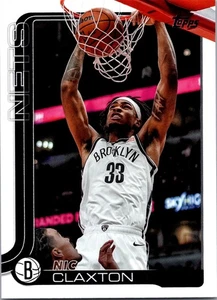 2025-26 TOPPS Basketball NBA - Nic Claxton #10 - BROOKLYN NETS - Picture 1 of 2