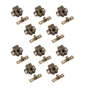 10Pcs Antique Home Furniture Door Stoppers Cupboard Cabinet Door Roller Latch A - Foto 1 di 14